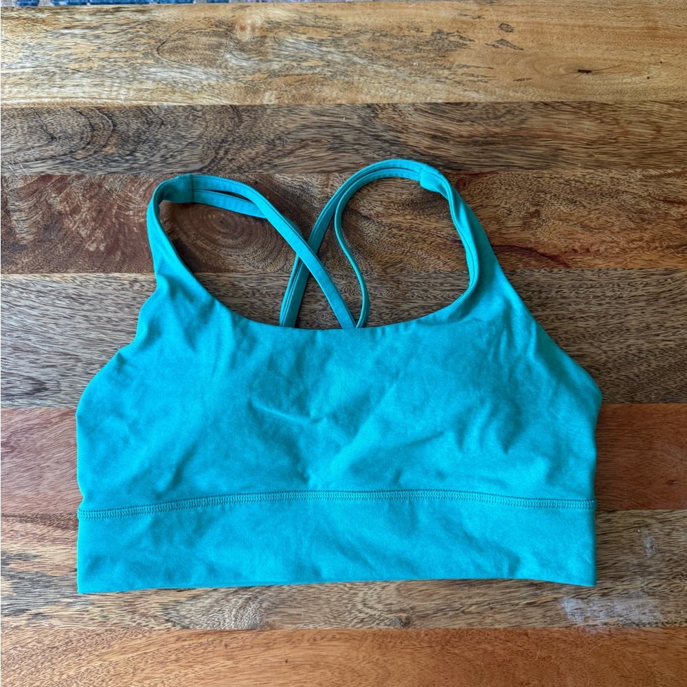 Energy Longline Bra Medium Support B-D Cups Blaze Maldives Green